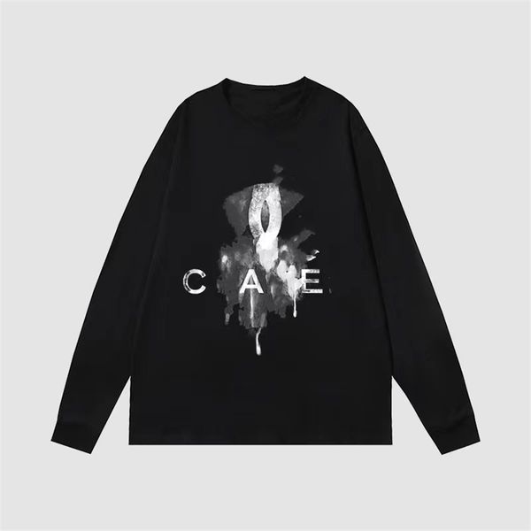 

fashion men's hoodies & sweatshirts 2023 channel luxury designer retro decoration men and women printed letter autumn/winter pullover c, Black