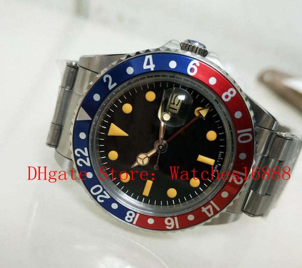 

bp watch stainless steel men's watch 40mm 16710 mechanical automatic black dial mens 2813 sports wristwatches, Slivery;brown