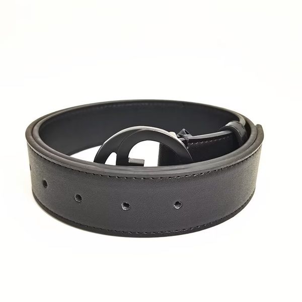 

2023smooth leather belt luxury belts designer for men big buckle male chastity fashion mens wholesale luxury designer belt, Black;brown