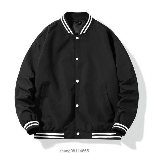 

mens jackets jackets bomber varsity baseball windbreakers oversize hip hop outerwear for college couples clothing custom 230216, Black;brown