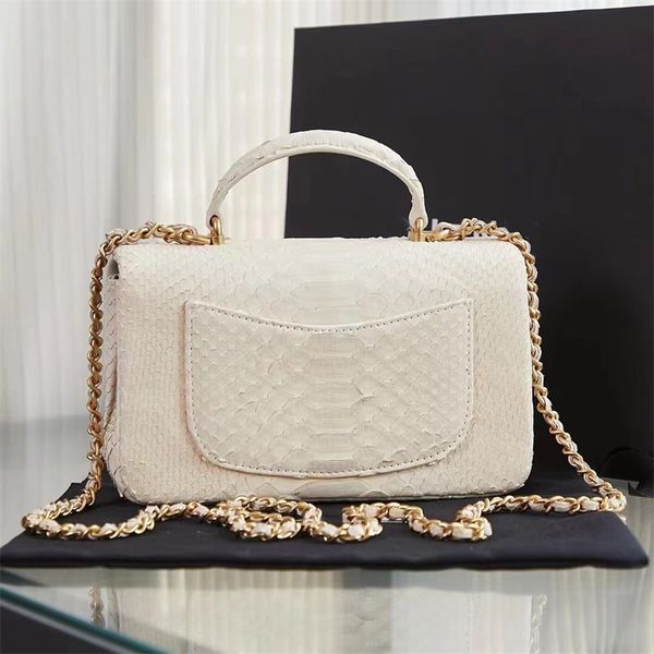 

9a+brand new ladies snake pattern handbag crossbody bag designer luxury mini dinner flap classic fashion versatile leather brand original gi