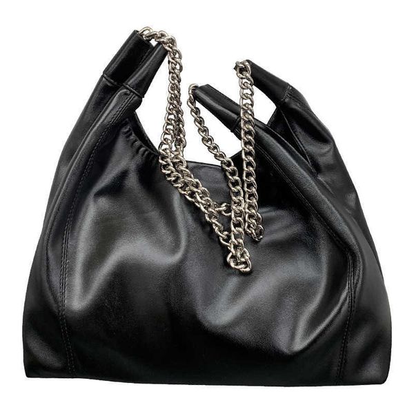 

texture western style shoulder bag women's simple large capacity chain bag fashion women's bag underarm bag