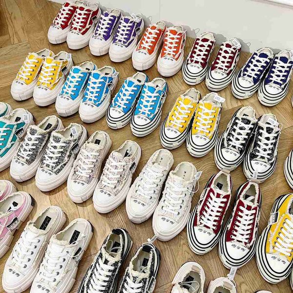 

2022 wu g.o.p low shoes vulcanized lace up sneaker xvessels luxury vessel men women trainers, Black