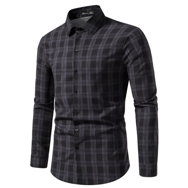 

men's dress shirts 2023 spring and summer long sleeve shirt fashion trend stripes thin casual men clothing 230826, White;black