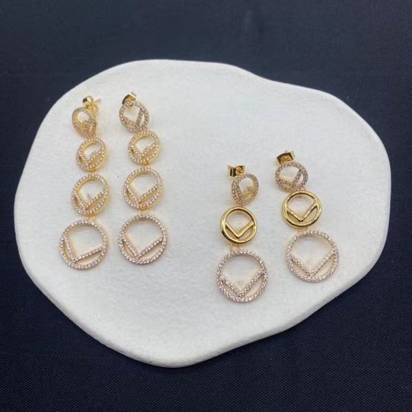 

2023 womens premium gold earring designer stud earring luxury brand letter design earrings fashion jewelry a11, Golden;silver