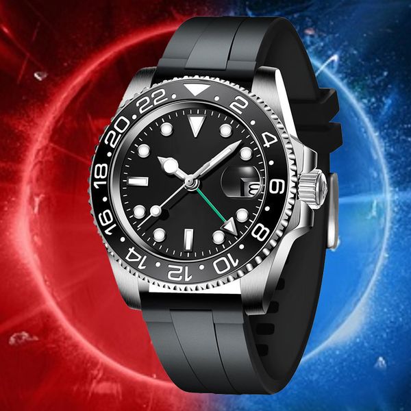 

gmt watch man movement designer watches casual montre de luxe fashion aaa watch 40mm sapphire glass dhgate wrist watches orologio uomo, Slivery;brown