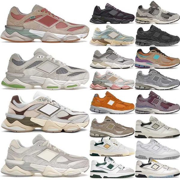 

9060 designer shoes 2002r 550 550s men womens cookie pink white green black castlerock grey sail mens trainers sports sneakers tennis retro