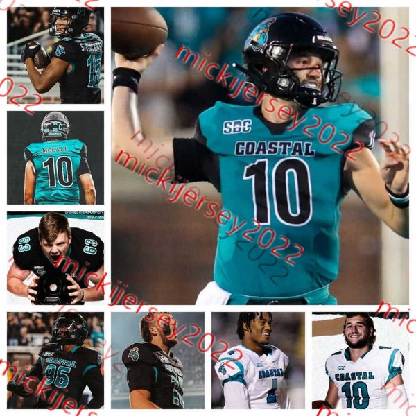 

de'angelo huskey coastal carolina football jersey kaleb hutchinson tj ivy jr. tavyn jackson emmanuel johnson roger jacobs coastal carol, Black