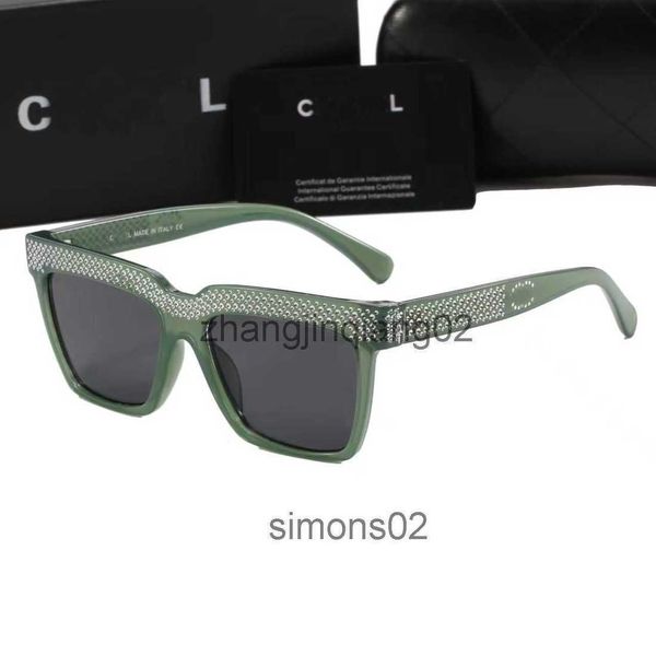 

designer channel sunglasses cycle luxurious fashion brand sports polarize c c sunglass men women lovers vintage baseball beach driving green, White;black