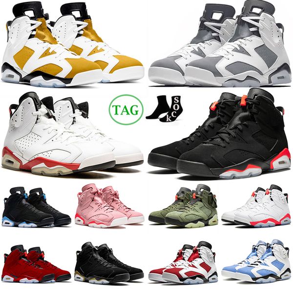 

jumpman 6 6s basketball shoes for men women yellow ochre white infrared cool grey black infrared toro dmp mens womens outdoor sneaker sport