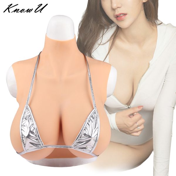 

breast form knowu - ultra thin ultra light fake breasts big breast women silicone breasts transgender drag queen breast shaking cosplay 2308