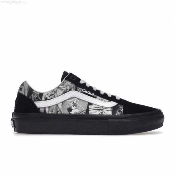 

old skool patchwork casual shoes men women pretty guardian sailor moon c4ex#, Black
