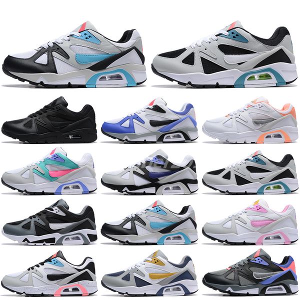 

structure triax 91 running shoes men women black smoke grey fog lapis white navy citron persian violet outdoor pink orange trainer sneakers, White;red