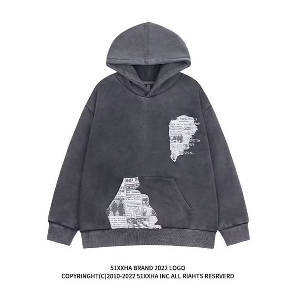 

mens hoodies sweatshirts nicemix women hoodie american vintage gothic pullover fashion harajuku trend hip hop simple high street couple stre, Black