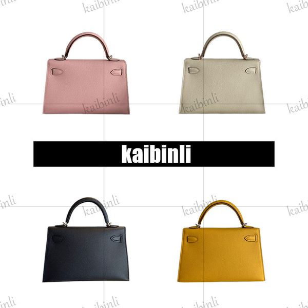 

designer bag minik bags luxury shoulder bag lady crossbody bag epson leather real leather handbag handle mini tote fasion classic 19cm party