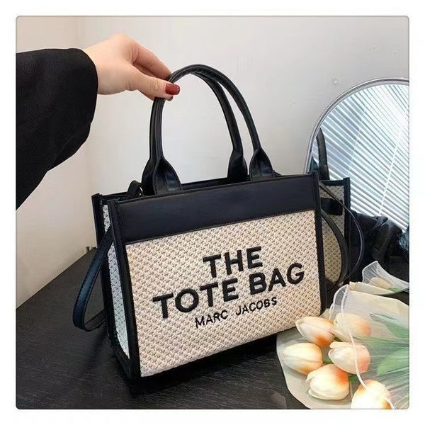 

2023 new fashion out tote straw bag large capacity shoulder bag handbag diagonal bag 04