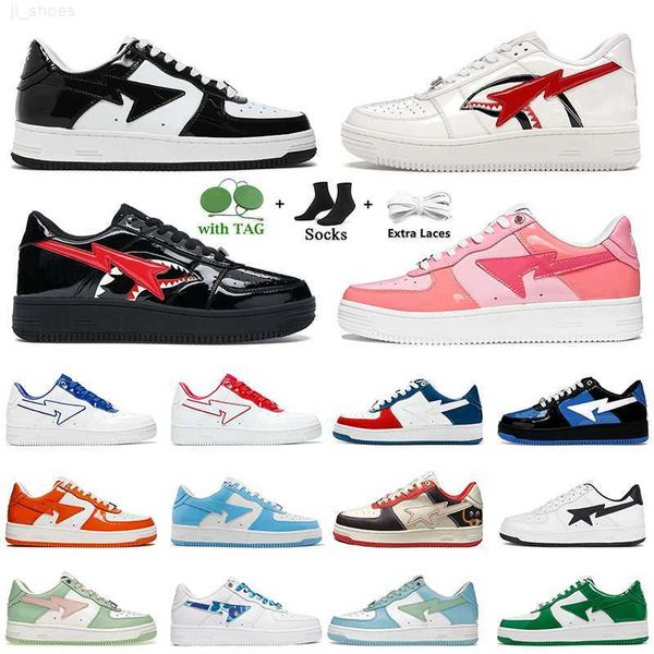 

2023 casual shoes sk8 sta sneakers designer grey black stas sk8 camo combo pink green abc camos pastel blue patent platform skateboard leath