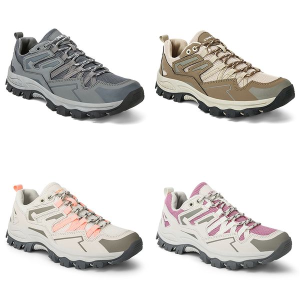 

running shoes mesh non-slip men woman gray purple pink brown trainers outdoor sneakers breathable