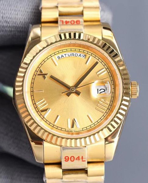 

wholesale luxury men's designer watches aaa quality 40mm 904l automatic mechanical folding buckle sapphire glass waterproof men's, Slivery;brown