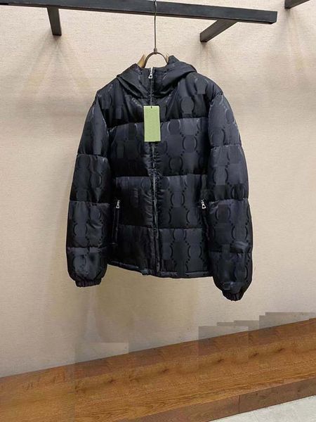 

designer mens down coat mens winter thermal coat womens coat windproof embroidered alphabet street wear casual men's coat, Black