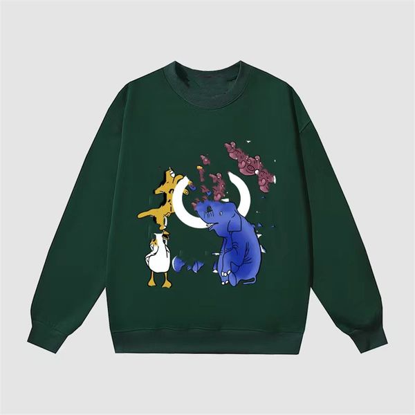 

fashion men's hoodies & sweatshirts 2023 guoccisy luxury designer retro decoration men and women printed letter autumn/winter pullover, Black