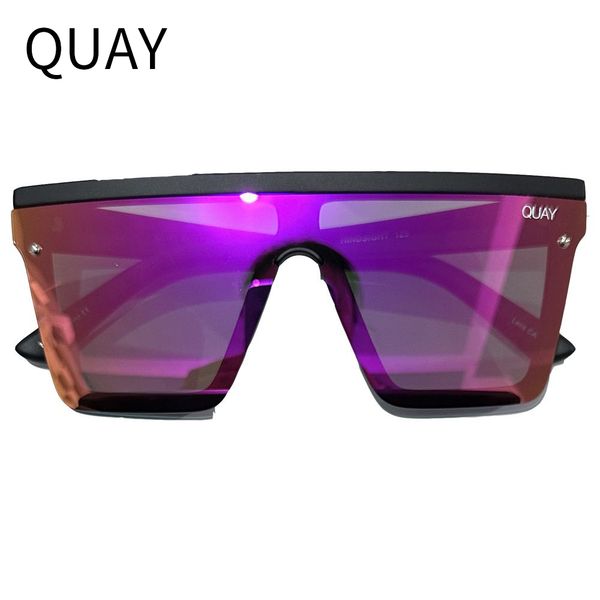 

quay new large frame men's sunglasses integrated windshields cycling women's glasses gradual sunshade glasses, White;black