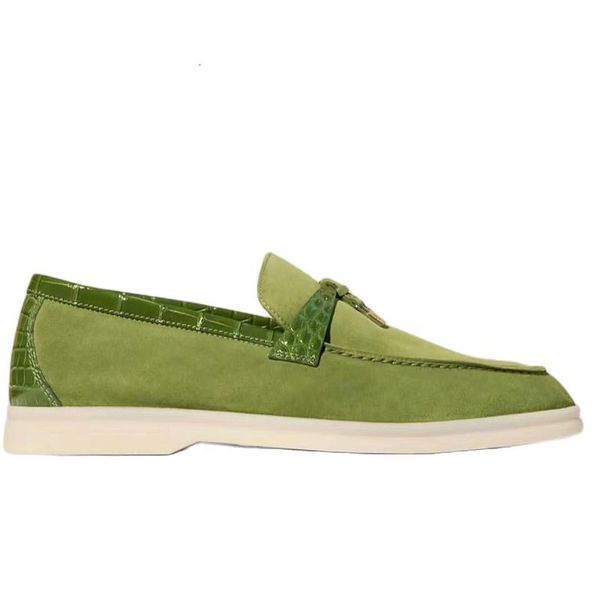

dress shoes summer leather patchwork flat bottom comfortable casual wear large lefu couple shoes 230826, Black