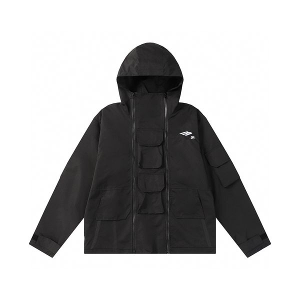 

men's plus size outerwear & coats jacket custom windbreaker clothing black casual green plain waterproof red orange customize 2342g2, Black;brown