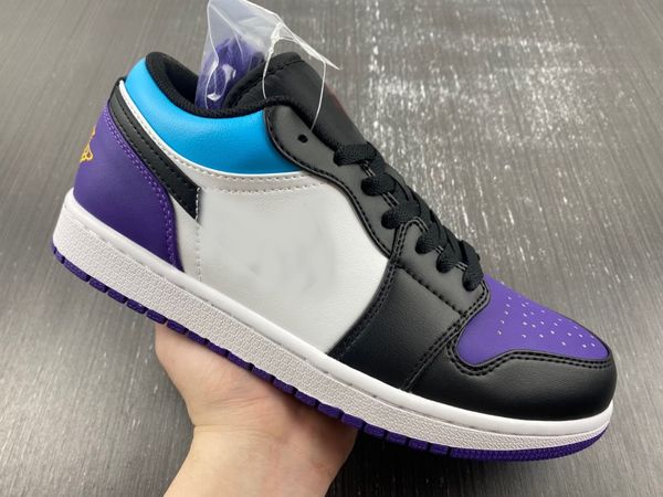 

designer 1 low 1s mens basketball shoes court purple tropical twist men women trainers sports sneakers, Red;white