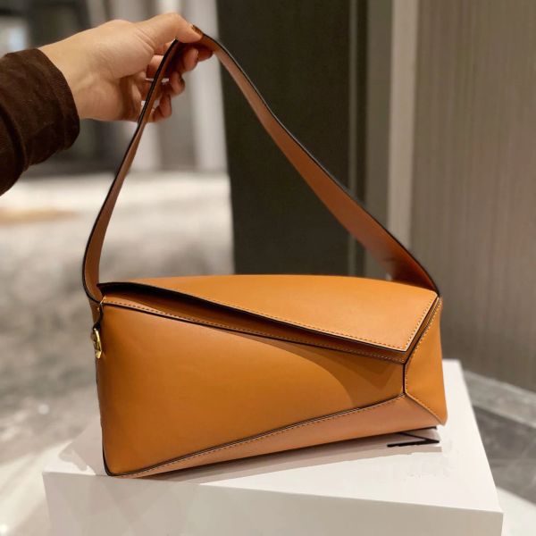 

loewesstyd designer bag puzzle handbag contrast color patchwork shoulder luxury fashion bags leather portable diagonal cross bags large woma