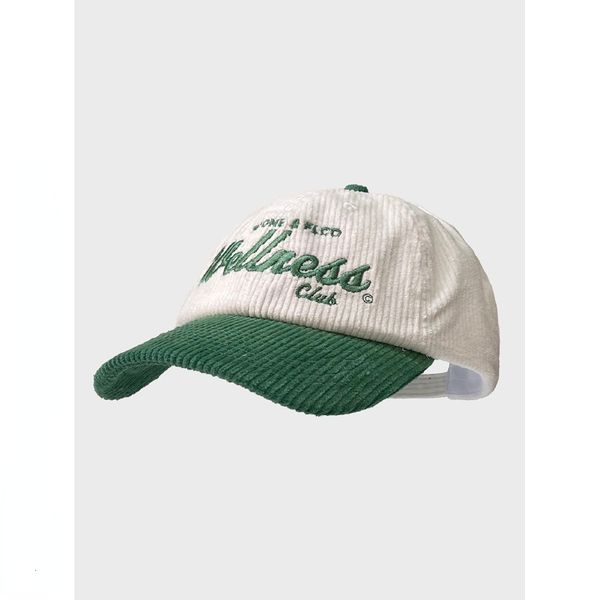

ball caps retro corduroy large standard embroidery baseball cap kpop hats stitching peaked cap men women hat mens cap 230826, Blue;gray