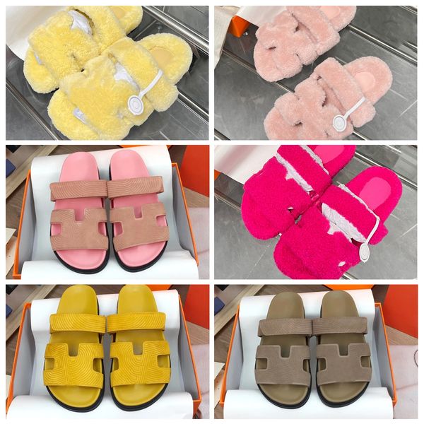 

designer sandals flat chypre sandal famous designer woman comfort slipper h slippers sandals genuine leather casual with thick sole summer b, Black