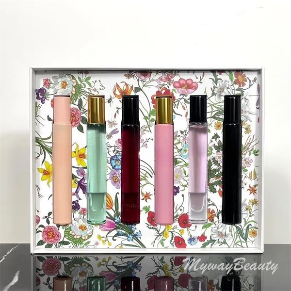 

2023 perfume 7.4ml*6 set roll-on parfum bloom bamboo flora memoire guilty fragrance for men women with good smell cologne spray ship