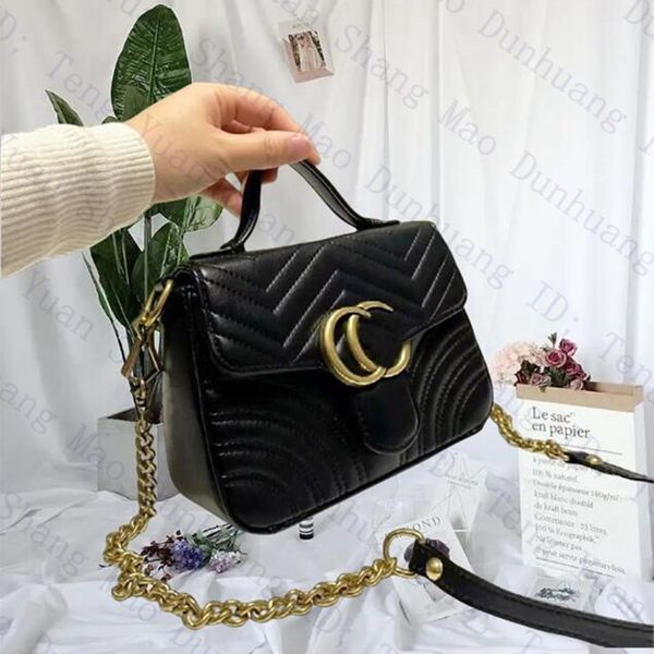 

fashion marmont bags designers shoulder bags women chain bag crossbody messenger tote female quilted heart leather handbags purses wallets