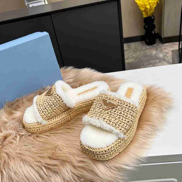 

womens trough winter sandals quilted prad platform slippers flats flats sandals ankle strap fghfgh, Black
