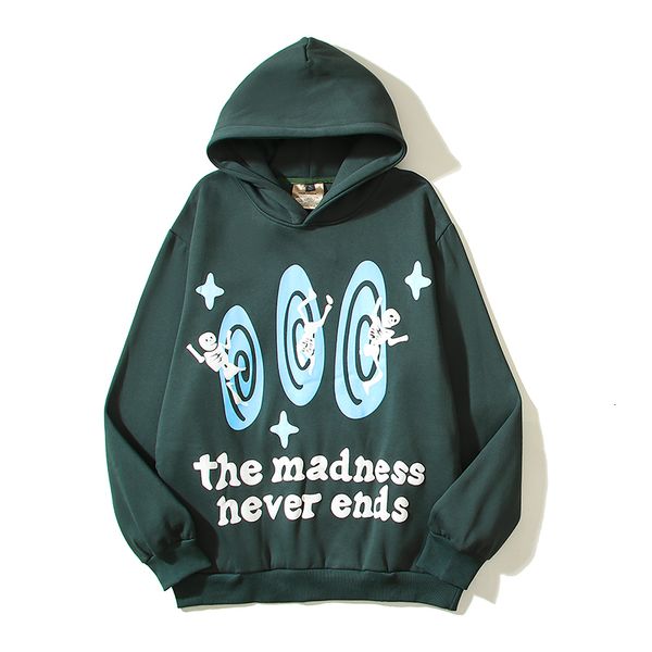 

women s hoodies sweatshirts y2k the madness never end foam broken fleece hooded hip hop vintage pullover men s oversize hoody 230826, Black