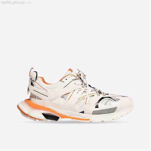 

casual shoes 3.0 sneakers leather trainer platform trainers shoes luxury designer triple white black gomma nylon printed men women track 3