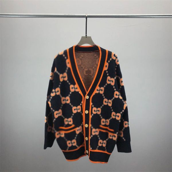 

autumn and winter craft jacquard letter logo fashion long sleeve sweater hooded jacket student casual fleece hooded coat 1y41, Black;brown