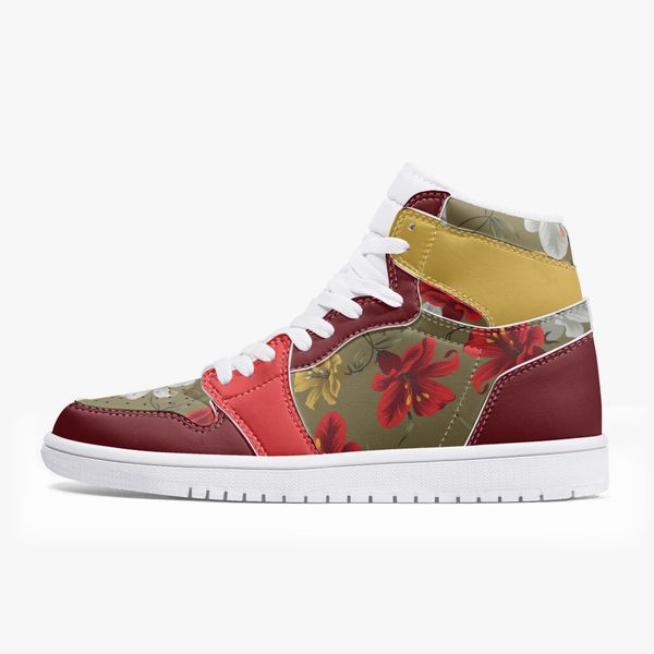 

diy classic fashion men women outdoor basketball shoes cartoon casual shoes popular versatile trend 20630