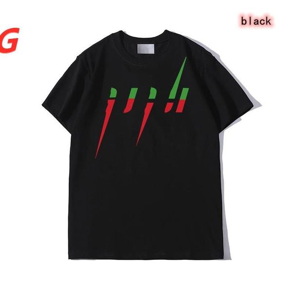 

men's t shirts designer t shirt cotton round neck printing quick drying anti wrinkle men spring summer high loose trend short sleeve ma, White;black