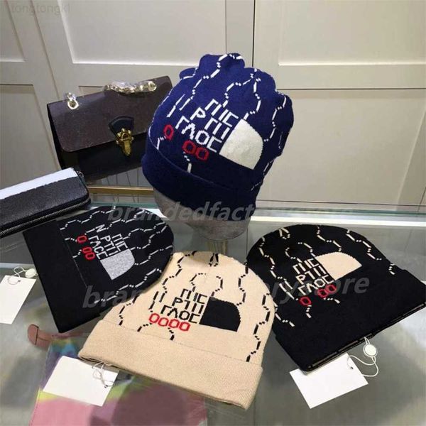 

fashion designer beanie caps men's autumn letter thermal hat women's winter ski bonnet skull cap luxury multi-color casual classic, Blue;gray