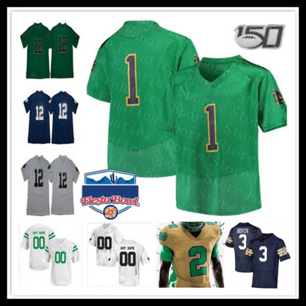 

custom notre dame nd fighting irish college football jersey tyler buchner chris tyree audric estime lorenzo styles michael mayer braden lenz, Black