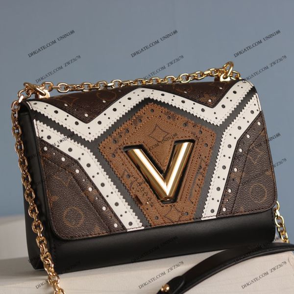 

23ss womens luxurys designers lock totes bag handbags printing flowers shouder crossbody women handbag pouch purse 23cm