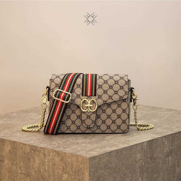 

french wide shoulder strap crossbody chain bag women's bag women's new small bag