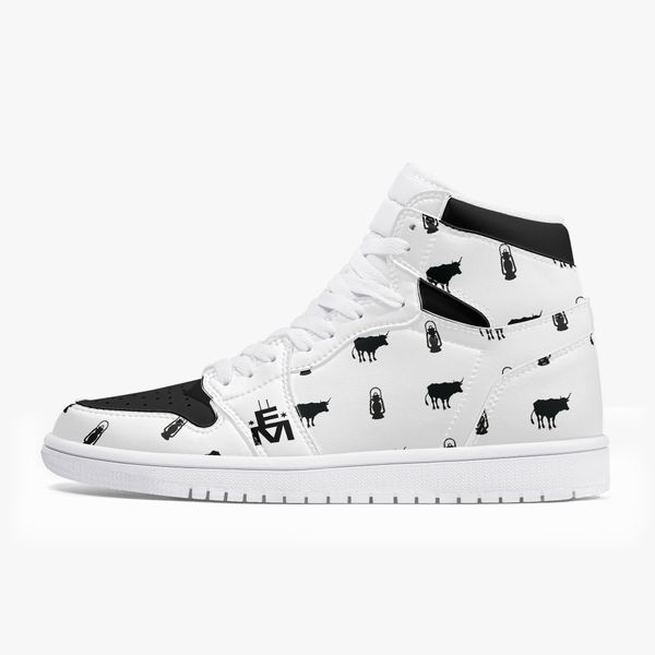 

diy classic fashion men women outdoor basketball shoes cartoon casual shoes popular versatile trend 15941