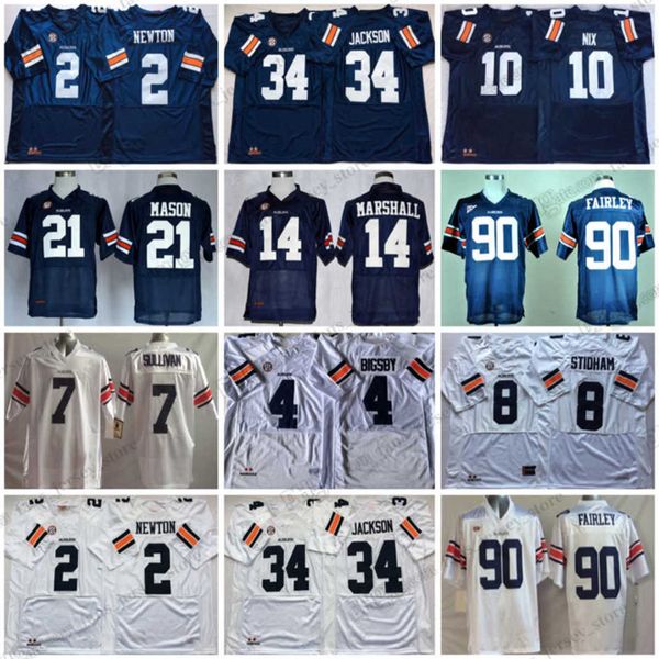 

ncaa auburn tigers college football jerseys newton bigsby johnson sullivan stidham nix marshall mason jackson lutzenkirchen fairley stitched, Black