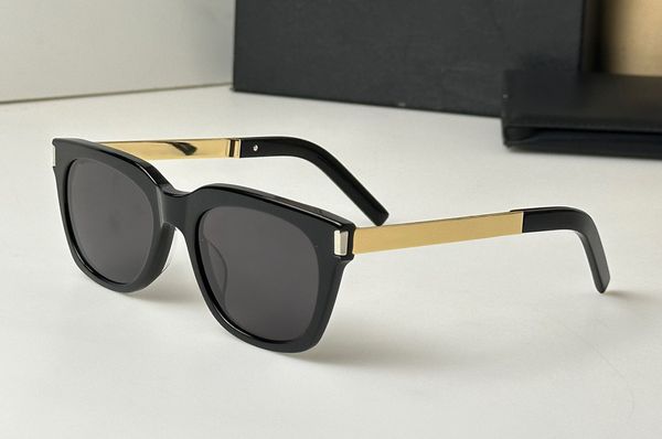 

fashion designer 582 mens women sunglasses classic plate metal combination square shape glasses summer trendy versatile style anti-ultraviol, White;black