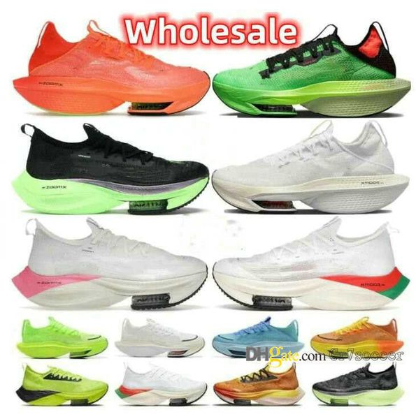 

wholesale maxs pegasus zoomx running shoes zooms 2023 alpha next% 2 ekiden scream green fly marathon green orange grey offs outdoor sneakers