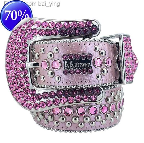 

1fashion designer belts classic bb belts simon mens womens rhinestone belt with bling rhinestones miss sellerq, Blue;gray