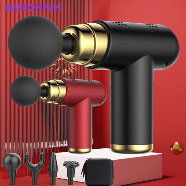 

full body massager portable massage gun electric percussion pistol massager for body neck back deep tissue muscle relaxation pain relief fit